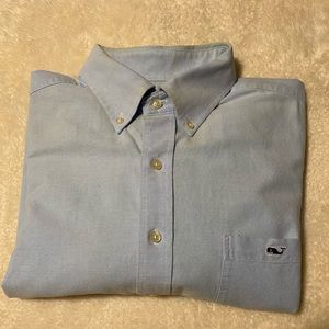 Baby blue slim fit tucker vineyard vines XL